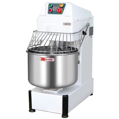 Pétrin à spirale 34 litres, 2 vitesses, timer, sur roues WR-SDTT-34